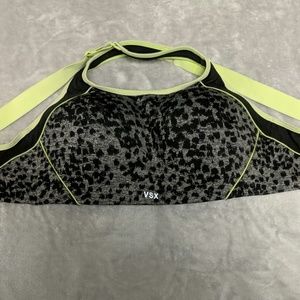 VS black Leopard/neon sports bra